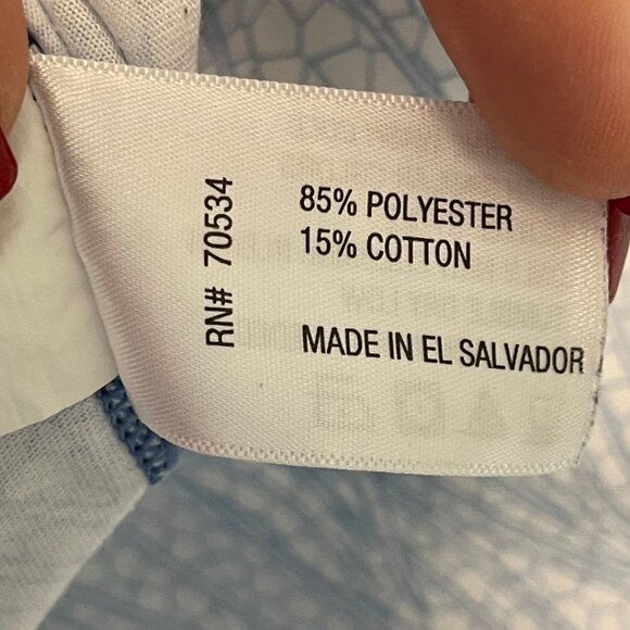 Orvis Women’s Trout Bum Quarter-Zip Pullover Medium Blue Patterned - Picture 5 of 7